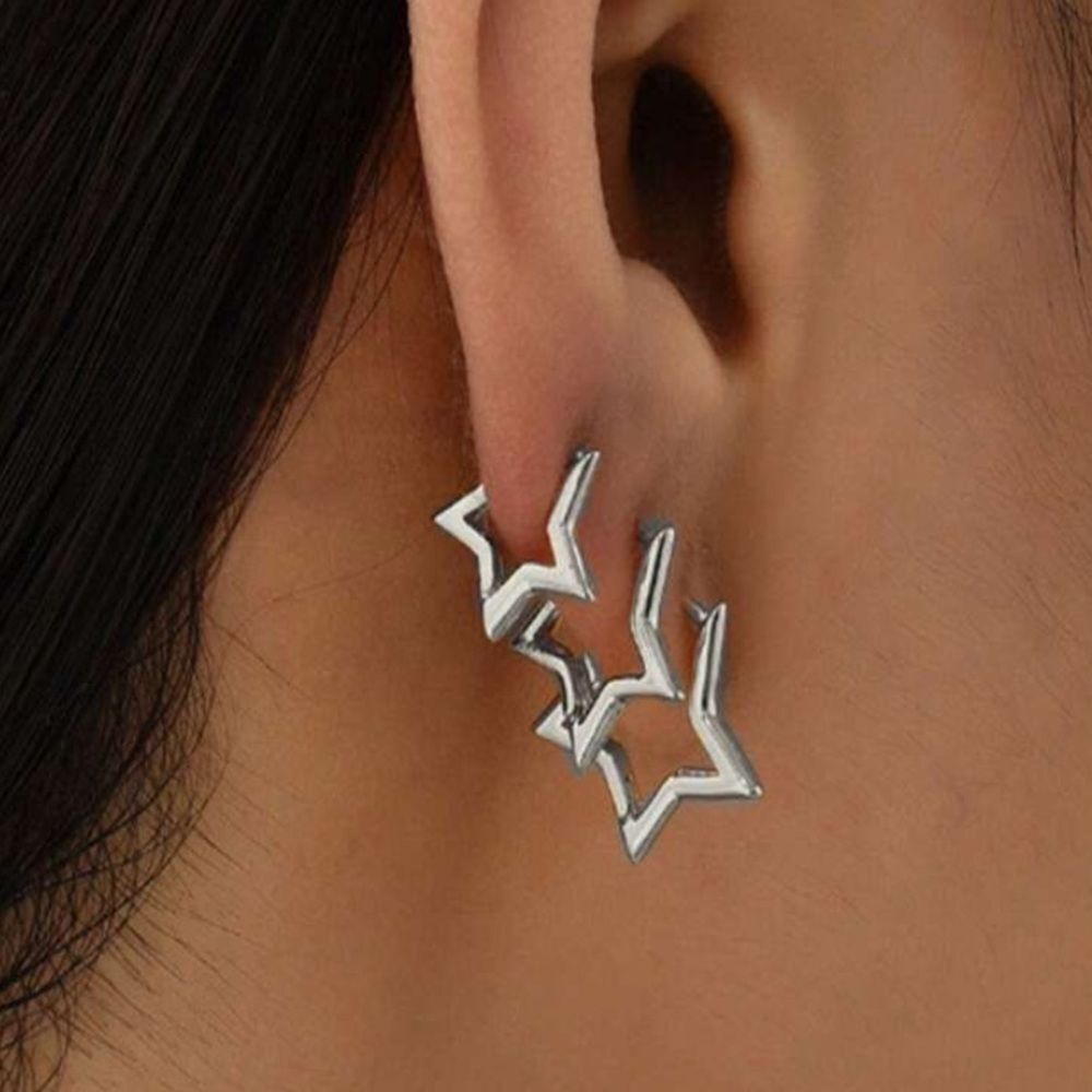 3for$20 3sets High Quality  Hoop Earrings, Women Fashion Casual